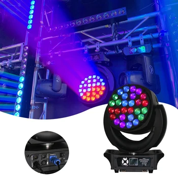 Светодиодный светильник с моющей движущейся головкой 28x25 Вт RGBW 4в1 Для освещения сцены клубного бара Dj