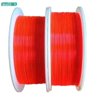 Флуоресцентный волоконно-оптический кабель длиной 1 М Красный Оранжевый Зеленый Ультрагибкое оптическое волокно для профессионального прицела Освещение носового прицела