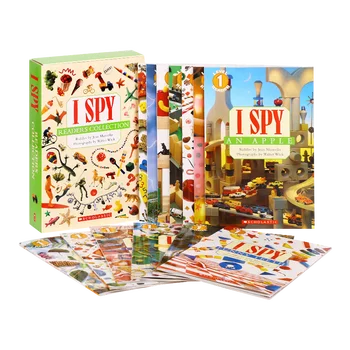 набор из 13 книг I Spy Reader Collection Визуальное открытие Английская книжка с картинками для детей раннего возраста детская книга для чтения 3-6 лет