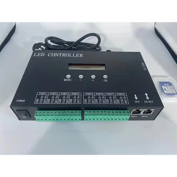Светодиодный пиксельный светильник большой проект Быстрая доставка подключенного по Ethernet контроллера RGB RGBW DMX онлайн Artnet