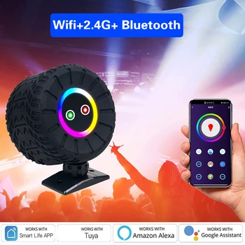 WIFI Smart Symphony Light 2.4 G Bluetooth Alexa Google Voice Control Граффити Сценический Лазерный узор Диско-светильник с дистанционным управлением