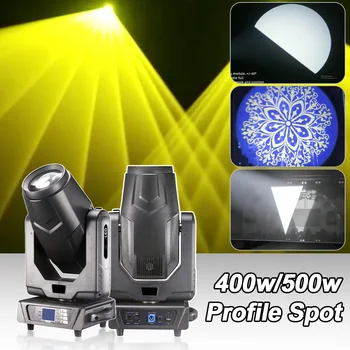 YUER LED Профессиональный Профиль 500 Вт Точечный Луч Для Мытья Движущейся Головки Освещения С Эффектом Радуги Art-NET RDM DMX512 Вращающиеся Гобо Dj Disco