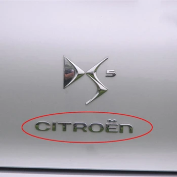 Французский модифицированный значок из сплава, наклейка для укладки логотипа Citroen DS5, DS 5LS, DS6, Автомобильная наклейка, украшение эмблемы заднего багажника