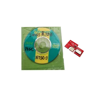 10 комплектов Швейцарских Загрузочных Дисков Mini DVD NTSC pal Micro SD Card Adapter TF Card Reader для NGC Адаптера SD2SP2 С Поддержкой Последовательного Порта