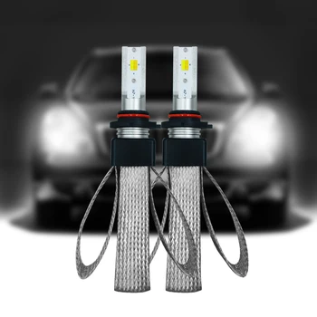 T9-HB4/9006 светодиодные автомобильные фары 3 цвета, свободно переключающие температуру 3000 К 4300 К 6000 К 60 Вт 9600лм, водонепроницаемая подсветка высокого качества