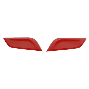 Наклейки для украшения боковой панели автомобиля на 2015-2021 Аксессуары для интерьера (ABS красный)