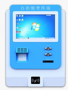 терминал для чтения карт с сенсорным экраном самообслуживания, цифровой киоск