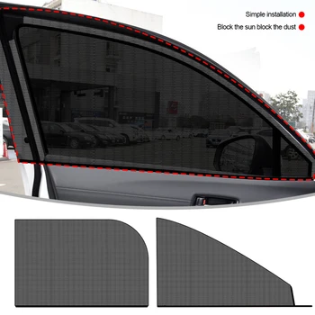 Универсальная шторка на боковом стекле автомобиля, шторка на переднем заднем стекле, защита от ультрафиолета, солнцезащитный козырек, козырек для большинства автомобилей