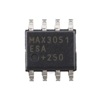 10 шт./лот MAX3051ESA + T SOP-8 MAX3051ESA CAN Интерфейс IC + 3,3 В, 1 Мбит/с, приемопередатчик CAN с низким током питания