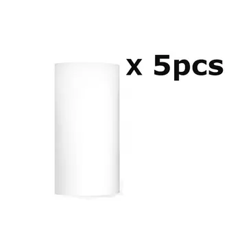 5 Рулонов Бумаги Для печати Наклеек, Рулон Прямой Термобумаги 57*30 мм для PeriPage A6 Pocket PAPERANG P1/P2