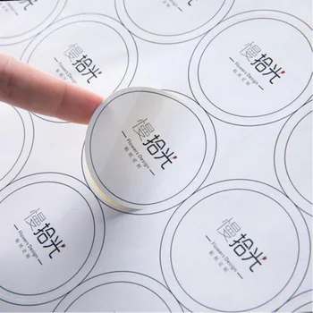 Изготовленная на заказ качественная печать логотипа благодарственный ярлык круглые упаковочные наклейки этикетки