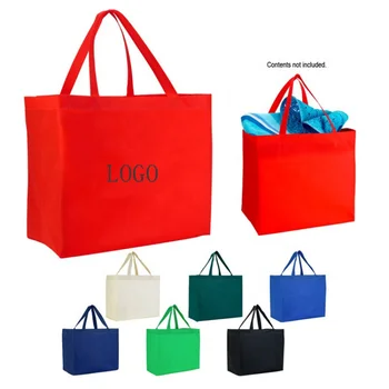 Оптовая экологичная изготовленная на заказ сумка для покупок многоразовая ламинированная нетканая сумка с популярным логотипом