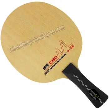 Лезвие для настольного тенниса DHS DM.C60 для ракетки для пинг-понга shakehand с длинной ручкой FL