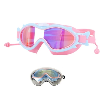 Профессиональные очки для плавания, Детские очки для плавания, Дайвинг, HD, Водонепроницаемая защита от тумана и ультрафиолета, Детские очки для плавания от 4 до 15 лет