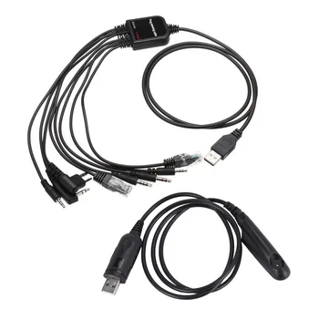 USB-кабель для программирования из 2 предметов для портативной рации, A & B