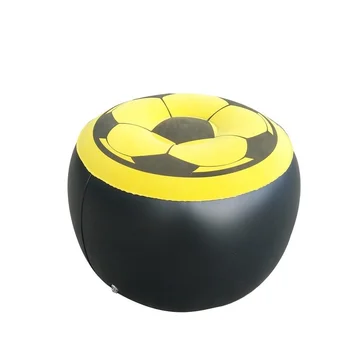 Утолщенное надувное футбольное сиденье из ПВХ, портативный дорожный надувной стул в розницу