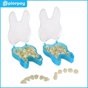 PIORPOY 50 шт Материал временных коронок виниров для зубов Восстановление отсутствующих зубов для передней и задней стоматологии Продукт