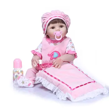 22-дюймовая Силиконовая Кукла Bebe Reborn для Всего Тела, Игрушки для Девочек, Реалистичные Игрушки для Малышей PlaymateToys
