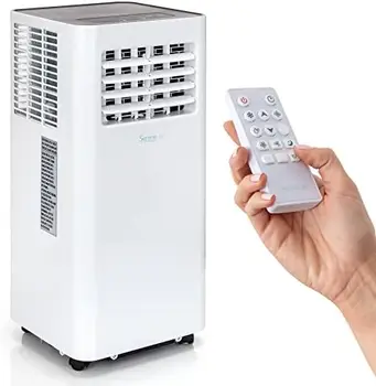 Портативный кондиционер - Компактный домашний кондиционер-охладитель со встроенным режимом осушения и вентилятора, включает в себя комплект для крепления на окно (