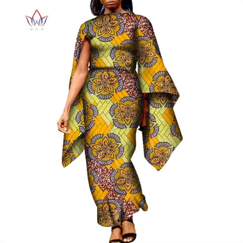 Африканские платья из Бинтаревого воска для Женщин в стиле Дашики, Элегантное Вечернее Платье Плюс Размер, Традиционная Африканская Одежда без Рукавов WY7325