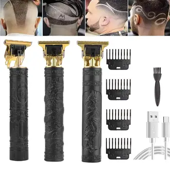 Электрический Триммер для волос, Бритва для волос, USB Перезаряжаемый Инструмент, Машинка Для Стрижки Волос, Стиль Стрижки, Модные Волосы Для взрослых X3G4