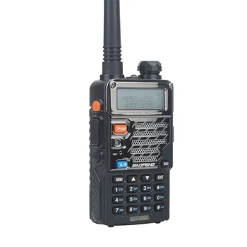 UV-5RB двухдиапазонная рация baofeng УКВ/UHF, портативное FM-двухстороннее радио с наушником