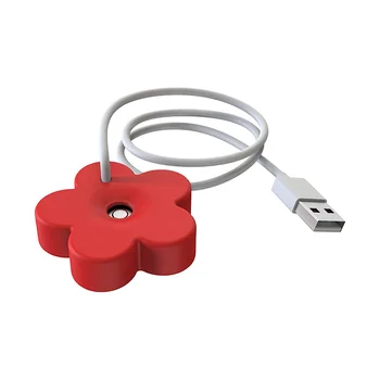 Мини Портативный увлажнитель воздуха с USB-кабелем, герметичный дизайн, безцилиндровый увлажнитель воздуха, персональный увлажнитель воздуха для путешествий, для спальни, красный