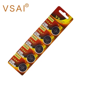 VSAI 10 шт./упак. CR2025 3V Кнопочные Батарейки для Монет Для Часов-Компьютера BR2025