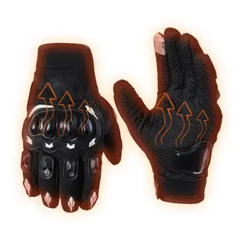 Мотоциклетные перчатки Мужские Женские с сенсорным экраном Зимние теплые ветрозащитные противоударные защитные перчатки Зимние перчатки с сенсорным экраном