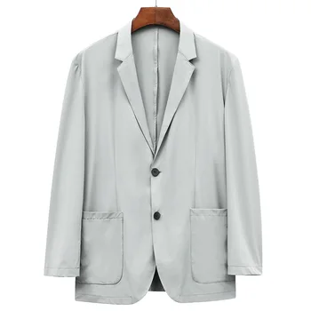 B2095-Мужской повседневный весенне-осенний костюм, мужское свободное пальто