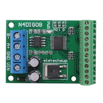 8-канальный цифровой переключатель ввода-вывода TTL Lvttl CMOS RS485 Модуль управления вводом-выводом Modbus Rtu Плата для реле PLC
