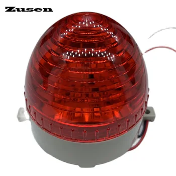 Zusen TB60V Красный светодиод 12V 24V 110V 220V Малая Охранная Сигнализация Стробоскопическая Сигнальная Лампа