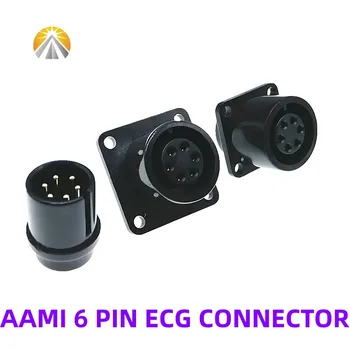 6-контактный разъем AAMI ECG для устройства мониторинга состояния пациента