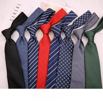 8 см, британский стиль, полосатый цветочный узор в виде стрекозы, галстук из полиэстера для мужчин, деловые Свадебные повседневные аксессуары для галстуков